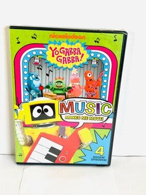 Nickelodeon Yo Gabba Gabba Music Makes Me Move DVD Sealed New 2011
